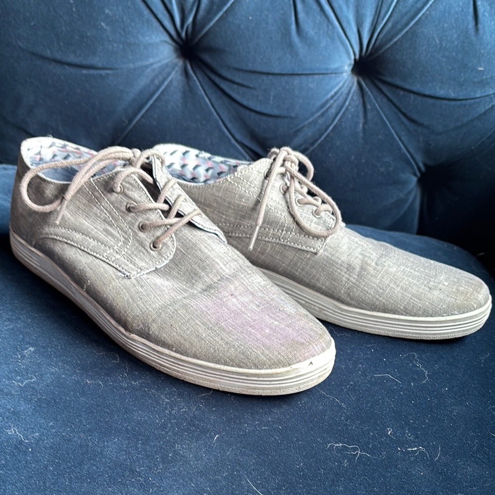 Ben Sherman Men's Casual Lace-Up Shoes in Grey Size 11 - Picture 9 of 10